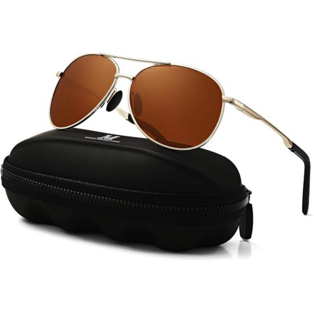 Polarized Aviator Sunglasses Men Women UV Protection Driving Fishing Sports Glas